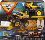 Monster Jam Monster Dirt lekset - Kinetic Sand och Earth Shaker Monster Truck
