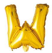 Folieballong med bokstäver i guld 41 cm