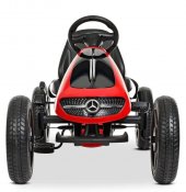 Trampbil Mercedes Benz gokart röd
