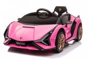 Elbil Barn Lamborghini Sian 12V Rosa