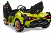 Elbil Barn Lamborghini Sian 12 v grön