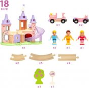 BRIO Disney prinsess slott med tågbana
