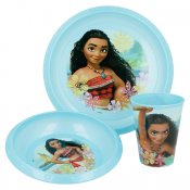Vaiana 3 delar tallrik, skål och mugg