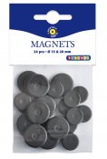 Magneter, 24 st, 15 - 20 mm