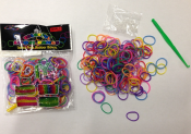 Färgglada Loom bands i många färger! (storpack 2400 delar)