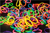 Neonfärgade Loom Bands (400 delar) - få ännu skarpare färger - (400 delar) - (VI