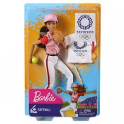 Barbie Olympics Softball Docka