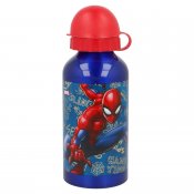 Spiderman, vattenflaska i aluminium, 400ml