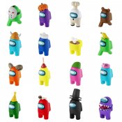 Among Us Crewmate Figurer med hattar 5-Pack