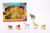 Animal world: Figur, exotiska djur, 6 st