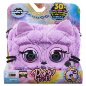 Axelväska Purse Pets katt lila interaktiv