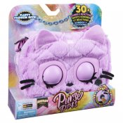 Axelväska Purse Pets katt lila interaktiv