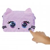Axelväska Purse Pets katt lila interaktiv