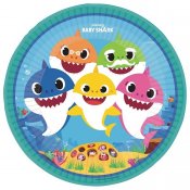 Baby Shark papperstallrikar 8-pack 23cm