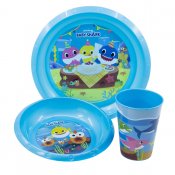 Baby Shark 3-delars Matservis