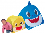 Baby Shark pop-up lektält med tunnel