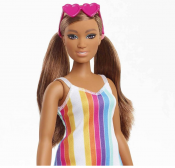 Barbie älskar havet docka, rainbow klänning
