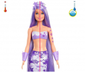 Barbie Color Reveal Party sjöjungfrudocka med 7 överraskningar
