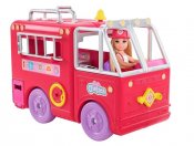Barbie docka Chelsea med brandbil lekset