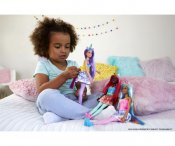 Barbie Dreamtopia rosa Unicorn docka 30 cm
