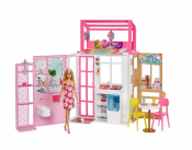 Barbie full möblerad dockhus