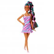 Barbie Totally Hair docka Blå med accessoarer
