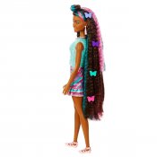 Barbie Totally Hair docka Blå med accessoarer