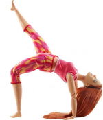 Barbie Yoga Docka Rosa