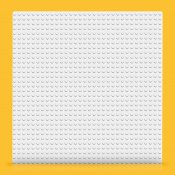 Lego Classic Vit basplatta 11010