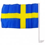 Bilflagga i Sverigemotiv