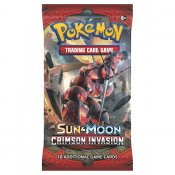 Pokémon Sun & Moon Crimson Invasion Booster samlarkort 3-pack