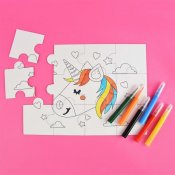 Enhörning Måla Själv Pussel