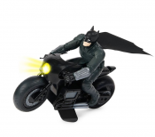 DC Comics radiostyrt Batmotorcykel med Batman figur