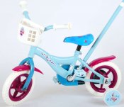 Fyndbox Disney Frost Barncykel 10 tum med stödhjul & cykelstång
