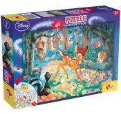 Disney Bambi pussel 60 bitar 2 i 1