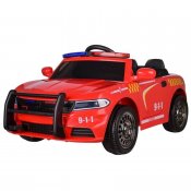 Fyndbox-Elbil Barn brandbil 12V Azeno