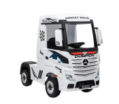 Elbil barn Mercedes Actros Truck 12V vit
