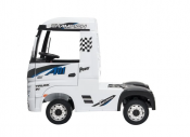Elbil barn Mercedes Actros Truck 12V vit