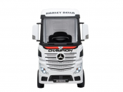 Elbil barn Mercedes Actros Truck 12V vit