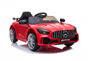 Elbil barn Mercedes GTR AMG röd