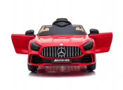 Elbil barn Mercedes GTR AMG röd