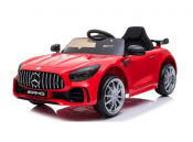 Elbil barn Mercedes GTR AMG röd