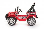Elbil barn Safari Buffalo Jeep 12V Röd