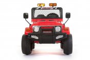 Elbil barn Safari Buffalo Jeep 12V Röd