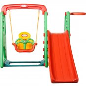 Elite Toys barn lekställning rutschkana och gunga 160cm