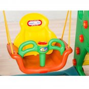 Elite Toys barn lekställning rutschkana och gunga 160cm