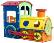 Elite Toys stor lekstuga tåg i skum