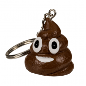 Emoji poop porslin nyckelring