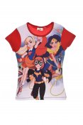Batgirl, Supergirl och Wonder Woman T-shirt