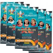5-pack UEFA Euro 2020 Kickoff 2021 Booster fotbollskort Album samlarkort